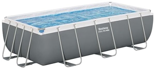 Bestway Framepool Steel Pro MAX™ (Packung, ohne Zubehör), 404 x 201 x 100 cm