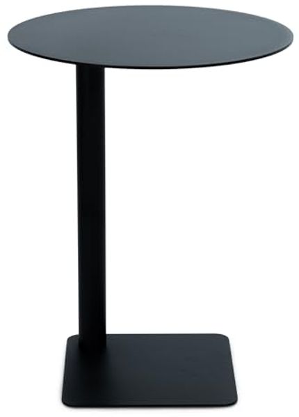 Spinder SUNNY 50 Moderner Stahl Beistelltisch, Schwarz