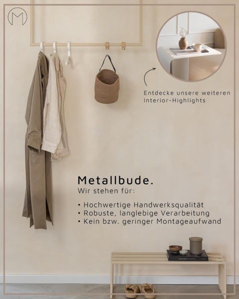 Metallbude Garderobenstange ENIO Bild 7
