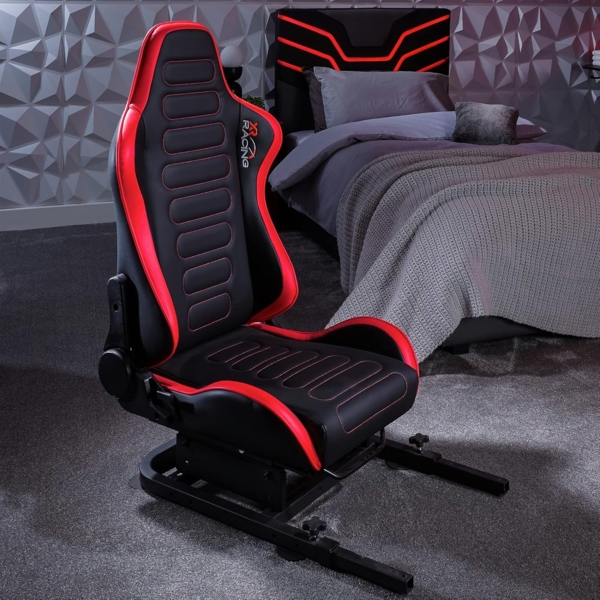 X Rocker Gaming-Stuhl XR Racing Chicane Rennsitz mit Sitzschienen für das XR Racing Rig