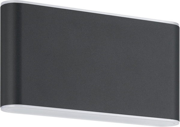 Eglo LED Außen-Wandleuchte Grutti anthrazit 17,5 x 9 cm