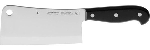 WMF Spitzenklasse Plus Chinesisches Hackmesser 27,5 cm, Made in Germany, Messer geschmiedet, Performance Cut, Klinge 15 cm