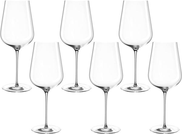 LEONARDO 066411 Brunelli Rotweinglas 740 ml, Teqton Glas, klar (6 Stück)