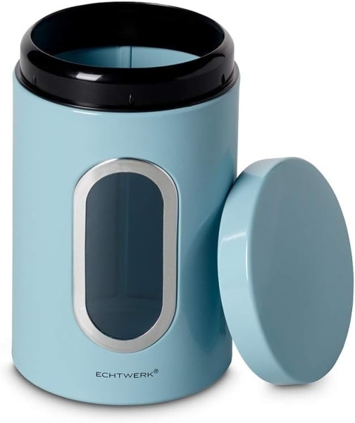 Echtwerk stilvolle Vorratsdosen Single-Hellblau, 1er pack, 17.5 Bild 2