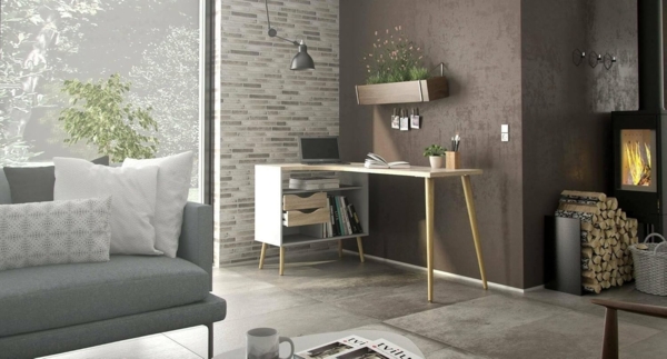 Dmora - Schreibtisch Clarisse, Mehrzweckschreibtisch, Bürotisch für PC, Eckschreibtisch, 145x81 h76 cm, Weiß und Eiche