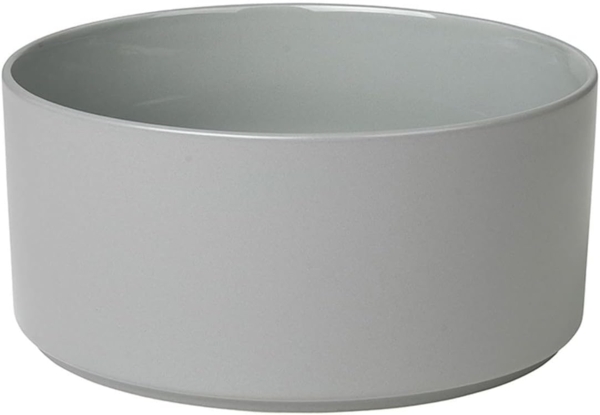 blomus Pilar Schale, Mirage Grey, Keramik, H 9. 5 cm, Ø 20 cm, 63719