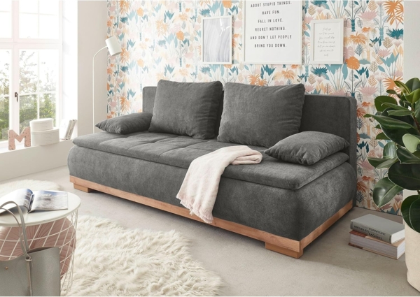 Schlafsofa MILA LUX. 3DL, Stone Bild 2