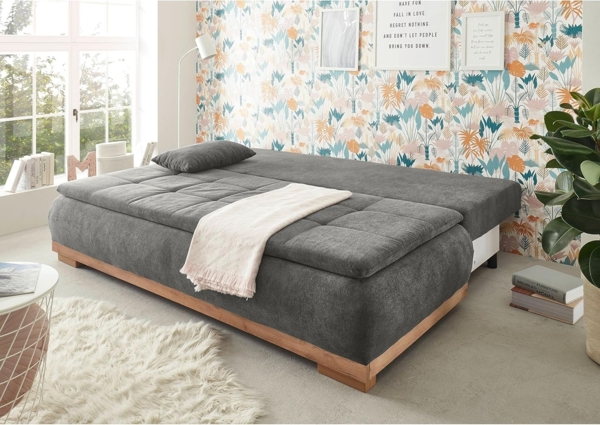 Schlafsofa MILA LUX. 3DL, Stone Bild 4