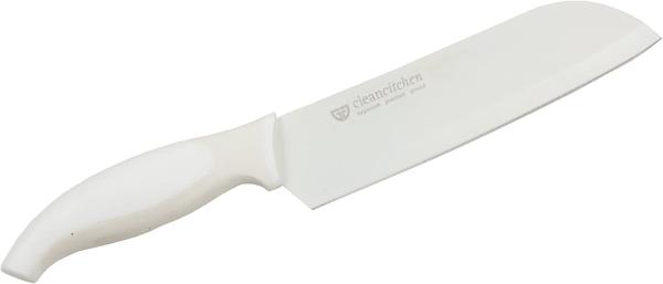 Santokumesser WEIß 18 cm CLEANCITCHEN