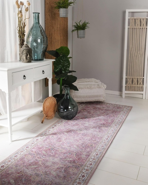 benuta Läufer Laury, rechteckig, Höhe: 5 mm, Kunstfaser, Berber, Ethno-Style, Wohnzimmer