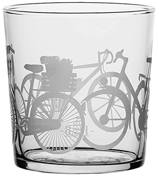 La Porcellana Bianca La Porcellana Bianca 6er-Set Gläser mit dickem Boden Fahrrad 350 ml P401000015Z