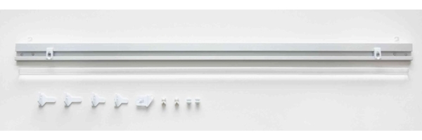 Gardinenbox Verdunkelungsvorhang, Klettband (1 St), verdunkelnd, Leinenbindung, 100% Black Out »München Dark« Paneelwagen Bild 5