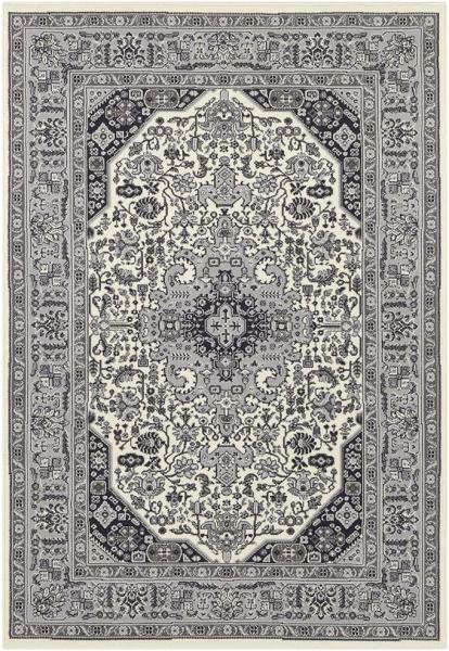 Orientalischer Kurzflor Teppich Skazar Isfahan Creme - 200x290x0,9cm