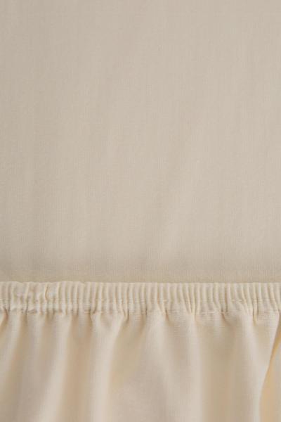 r-up Passt Spannbettlaken 180x200-200x220 bis 35cm Höhe natur 100% Baumwolle 130g/m² Bild 3