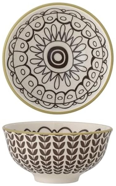 CREATIVE COLLECTION Maple Schale Braun Steingut