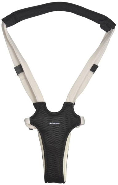 Kikkaboo Babylaufgurt Gia Kinder-Sicherheitsgurt einstellbare Gurtlänge schwarz weiß