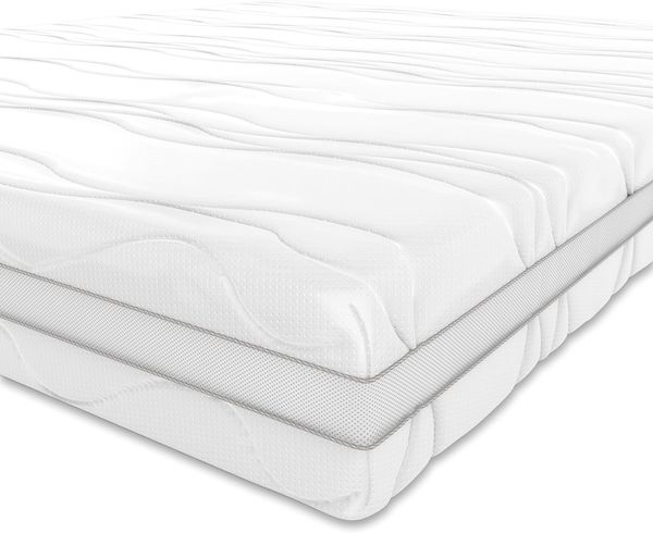 Amazon Basics Extra-Komfort-Memoryschaum-Matratze mit 7 Zonen, Medium (H3) - 160x200 cm