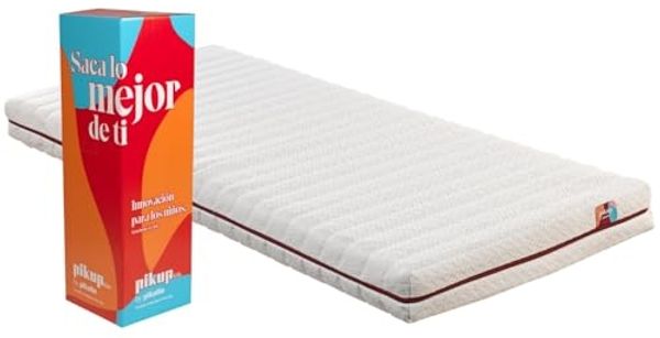 PIKOLIN - Matratze 90x200 cm für Ausziehbett, Kinderbett, Etagenbett, Jugendmatratze, HR-Schaum, extra Komfort, waschbarer Bezug, hohe Atmungsaktivität