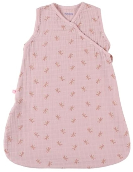 NOUKIE'S - Sommerschlafsack, 0-3 Monate (50 cm), Tog 1.0, Reißverschluss, Baumwolle, Rosa Bild 1