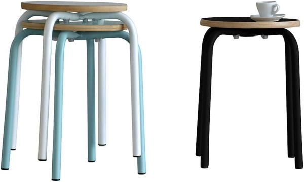 Hocker Paris, stapelbar, Türkis Bild 3