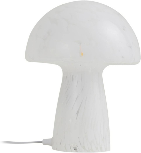 Lindby Tischleuchte Hubi, Glas Weiß IP20, 1 x 15 W LED