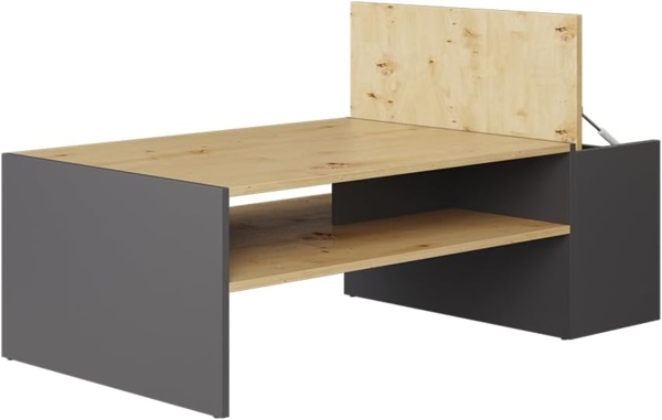 Couchtisch Rubby Artisan Eiche/Anthrazit 110 x 60 cm Vicco