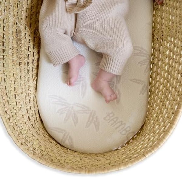 Clair de Lune Noah Pod® Matratze aus natürlichem Bambus, 74x28 cm