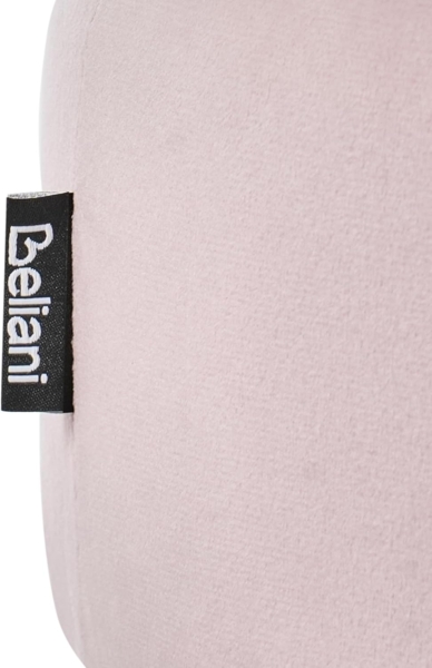 Hocker Samtstoff rosa DELCO Bild 5