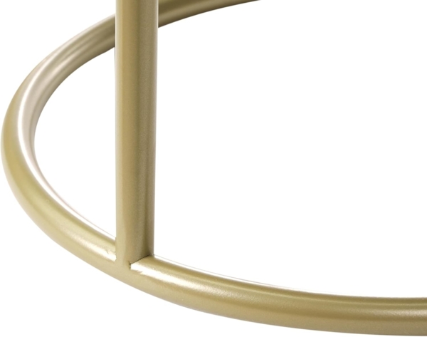 Hocker Samtstoff rosa DELCO Bild 6