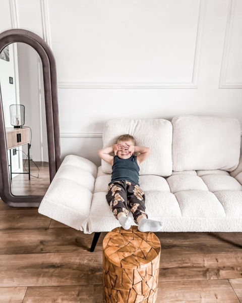 Beistelltisch Teakholz braun ⌀ 30 cm DAWSON Bild 7