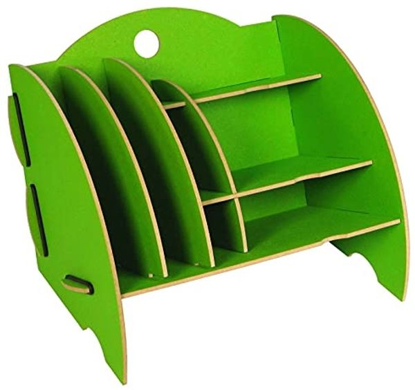 Werkhaus - Ablage Mini Organizer Grün Briefablage Stiftehalter Box Schreibtisch