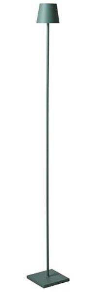 Kabellose LED Stehlampe GAVARRESA mit Dimmer Metall Grün
