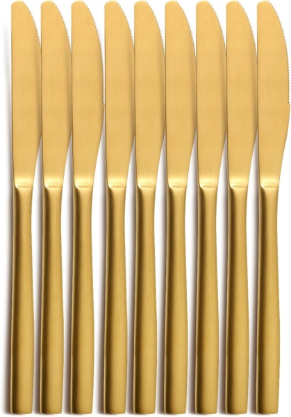 COMAS 6096 Tafelmesser BARCELONA GOLD Edelstahl 18/10 / PVD-Beschichtung / Gold-Finish Bild 1