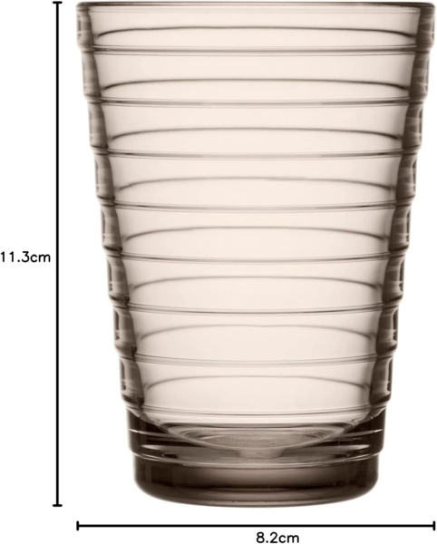 Iittala Aino Aalto Glas - 33 cl - Leinen - 2 Stück 1051123 Bild 3