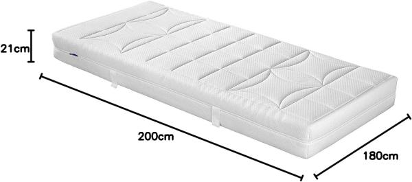 Malie Holiday 7-Zonen-Kaltschaummatratze 180x200 cm H2 Bild 2