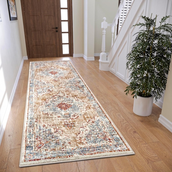 HANSE Home Teppich Strozzi, rechteckig, Höhe: 8 mm, Läufer, Orientalisch, Kurzflor, Wohnzimmer, Schlafzimmer, Esszimmer