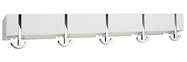 Wandgarderobe ANCORA CINQUE Buche weiß lackiert
