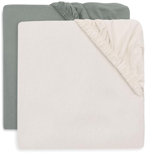 Jollein Spannbettlaken - Jersey - 2 Stück - 60×120