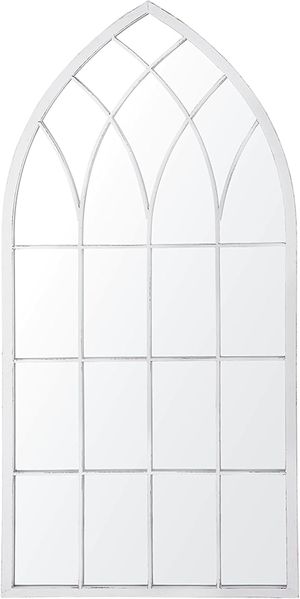 Wandspiegel grau Fensteroptik 50x115 cm CASSEL