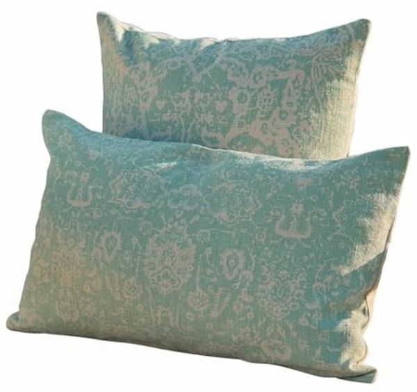 Mirabeau Kissenhülle Kissenhülle 2er Set Morwell türkis/beige