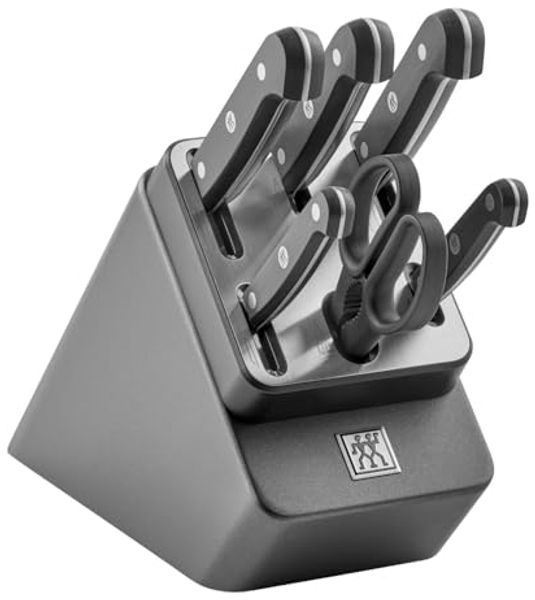 Zwilling Messerblock Gourmet (7tlg), Made in Germany, selbstschärfender Messerblock, Sonderschmelze