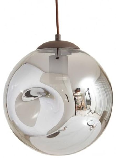 Lindby Hängeleuchte Valentina, Glas Alu IP20, 1 x 15 W LED Bild 6