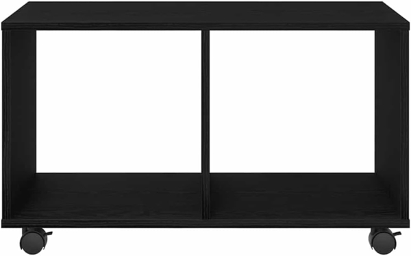 vidaXL Beistelltisch mit Regal Schwarz Eichen-Optik 72 x 33 x 42,5 cm 868061 Bild 4
