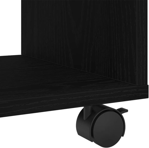 vidaXL Beistelltisch mit Regal Schwarz Eichen-Optik 72 x 33 x 42,5 cm 868061 Bild 7