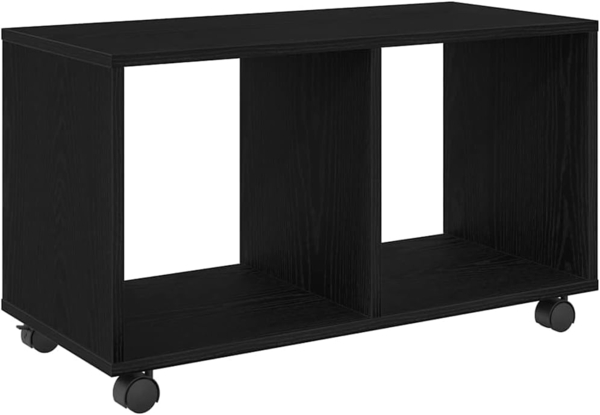 vidaXL Beistelltisch mit Regal Schwarz Eichen-Optik 72 x 33 x 42,5 cm 868061 Bild 6