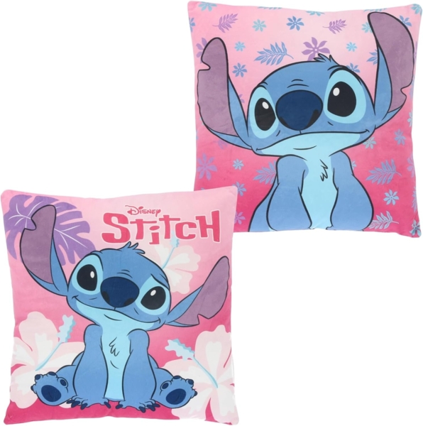 Lilo & Stitch Kissen Dekokissen Sofakissen – Gemütlichkeit und Style vereint, 38 x 38 cm Pink