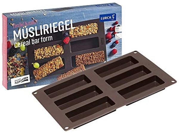 Lurch Flexiform Müsliriegel 30x17,5 cm 6-Fach Braun