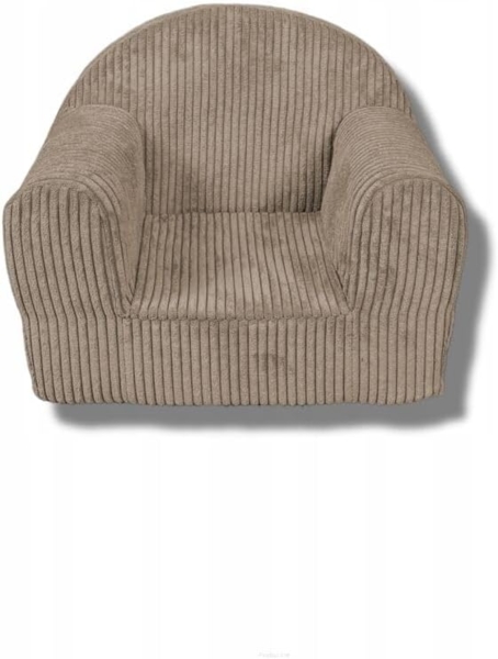 FORTISLINE Kindersessel Kindersessel Mini in Cord Komfort und Stil Braun Kinderzimmer
