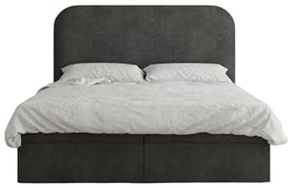 MOEBLO Boxspringbett aus Bouclé Bett 07 (Bonell, Topper, Doppelbett gepolstertes Kopfteil mit Bettkasten Boxspringbett, aus Boucle, Polsterbett Kontinentalbett, Polsterbett Kontinentalbett), Boxspring, (BxHxT):158/178/198x120x214cm Bild 7
