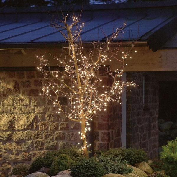 KONSTSMIDE LED-Lichterkette Weihnachtsdeko aussen, verschweißt, 80 klare Birnen Bild 4
